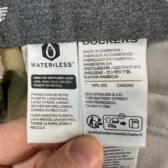 Dockers Men's Slim Fit Workday Khaki Smart 360 Flex Pants 36x30 4-Way Stretch - Picture 8 of 12